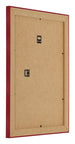 Fotolijst 60x80cm Wijnrood Geveegd MDF Pisa Achterzijde Schuin | Yourdecoration.nl