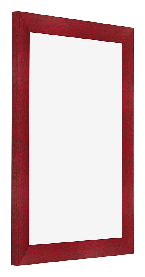 Fotolijst 60x80cm Wijnrood Geveegd MDF Pisa Voorzijde Schuin | Yourdecoration.nl