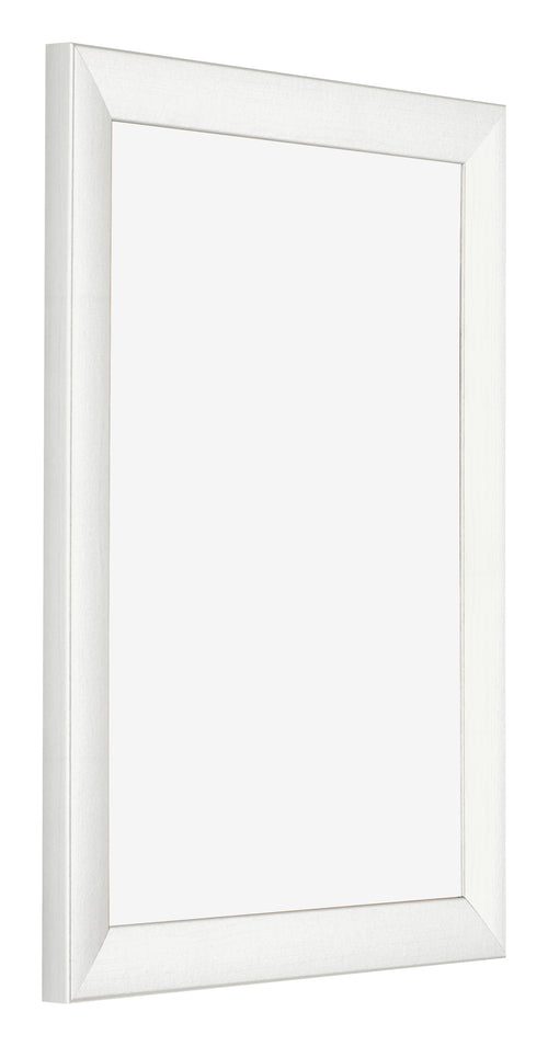 Fotolijst 60x80cm Wit Geveegd MDF Pisa Voorzijde Schuin | Yourdecoration.nl