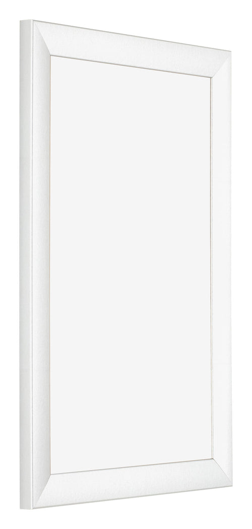 Fotolijst 60x85cm Wit Mat MDF Pisa Voorzijde Schuin | Yourdecoration.nl