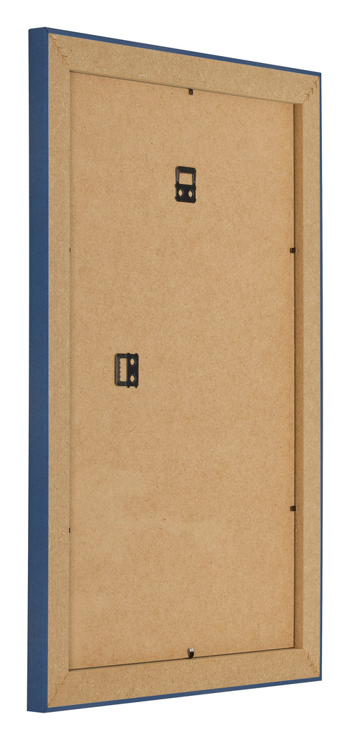 Fotolijst 60x90cm Donkerblauw Geveegd MDF Pisa Achterzijde Schuin | Yourdecoration.nl