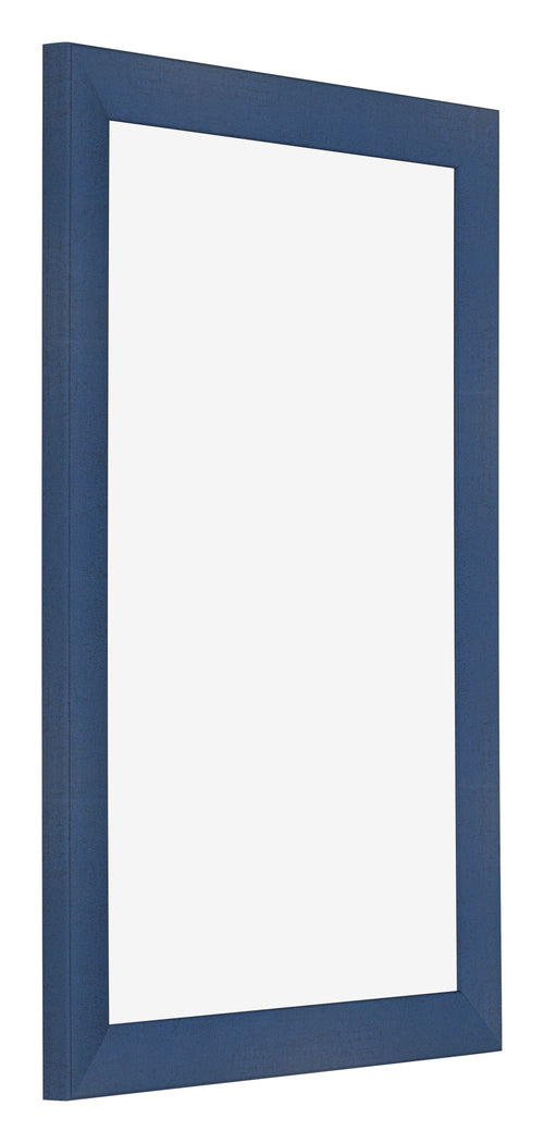 Fotolijst 60x90cm Donkerblauw Geveegd MDF Pisa Voorzijde Schuin | Yourdecoration.nl