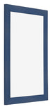Fotolijst 60x90cm Donkerblauw Geveegd MDF Pisa Voorzijde Schuin | Yourdecoration.nl