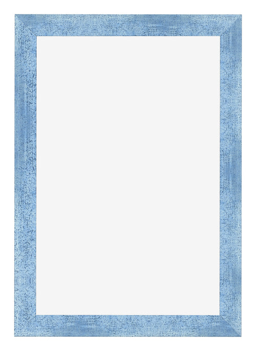 Fotolijst 60x90cm Helder Blauw Geveegd MDF Pisa Voorzijde | Yourdecoration.nl