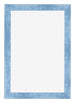 Fotolijst 60x90cm Helder Blauw Geveegd MDF Pisa Voorzijde | Yourdecoration.nl
