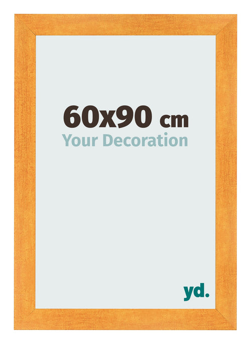 Fotolijst 60x90cm Oranje MDF Pisa Voorzijde Maat | Yourdecoration.nl