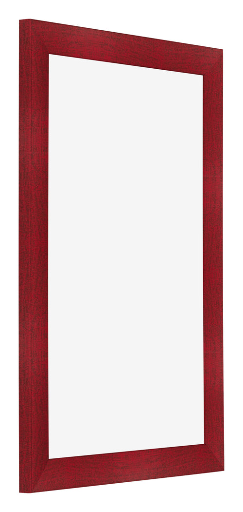 Fotolijst 60x90cm Wijnrood Geveegd MDF Pisa Voorzijde Schuin | Yourdecoration.nl