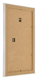 Fotolijst 60x90cm Zilver Mat MDF Pisa Achterzijde Schuin | Yourdecoration.nl