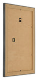 Fotolijst 61x91 5cm Zwart Mat MDF Pisa Achterzijde Schuin | Yourdecoration.nl