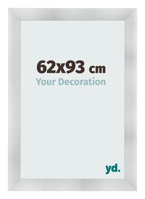 Fotolijst 62x93cm Aluminium Geborsteld MDF Pisa Voorzijde Maat | Yourdecoration.nl
