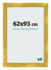 Fotolijst 62x93cm Goud Vintage MDF Pisa Voorzijde Maat | Yourdecoration.nl