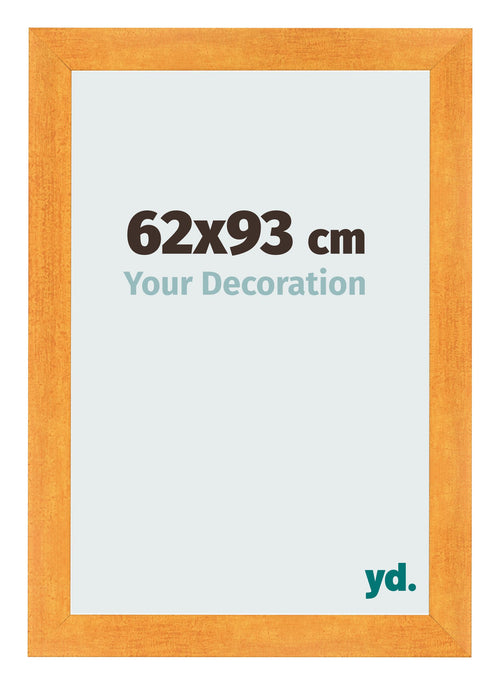 Fotolijst 62x93cm Oranje MDF Pisa Voorzijde Maat | Yourdecoration.nl