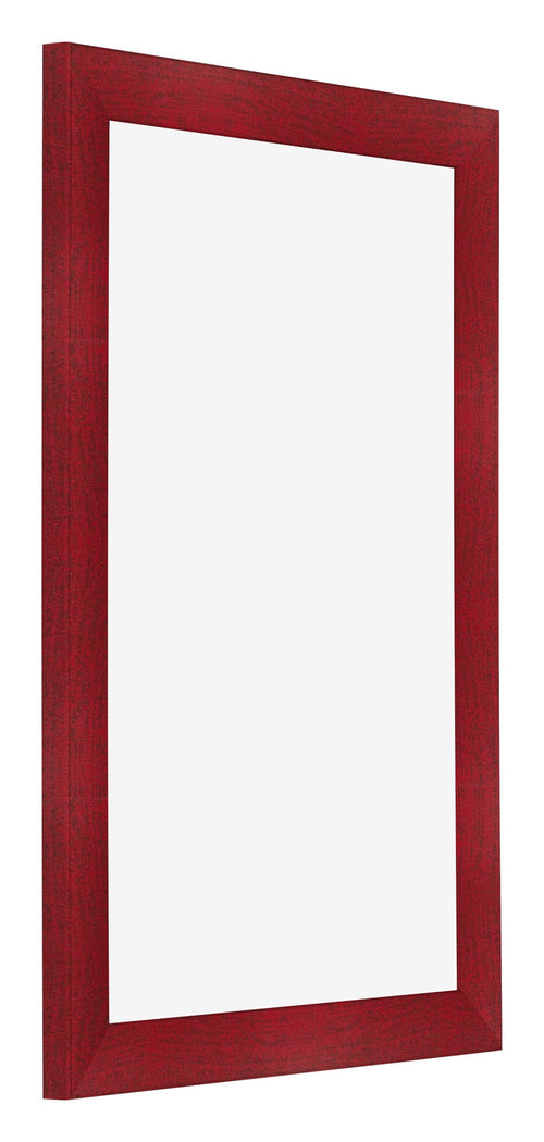 Fotolijst 62x93cm Wijnrood Geveegd MDF Pisa Voorzijde Schuin | Yourdecoration.nl