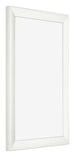 Fotolijst 62x93cm Wit Geveegd MDF Pisa Voorzijde Schuin | Yourdecoration.nl