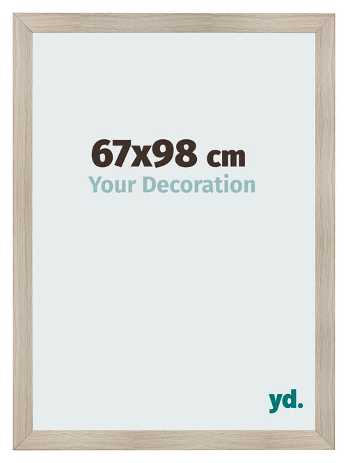 Fotolijst 67x98cm Eiken Licht MDF Pisa Voorzijde Maat | Yourdecoration.nl