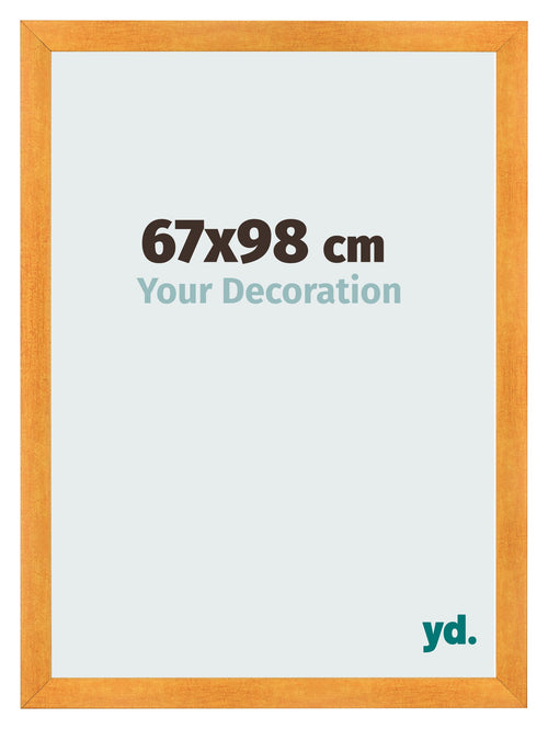 Fotolijst 67x98cm Oranje MDF Pisa Voorzijde Maat | Yourdecoration.nl