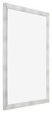 Fotolijst 68x98cm Aluminium Geborsteld MDF Pisa Voorzijde Schuin | Yourdecoration.nl