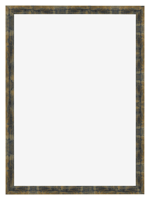 Fotolijst 68x98cm Blauw Goud Gemeleerd MDF Pisa Voorzijde | Yourdecoration.nl