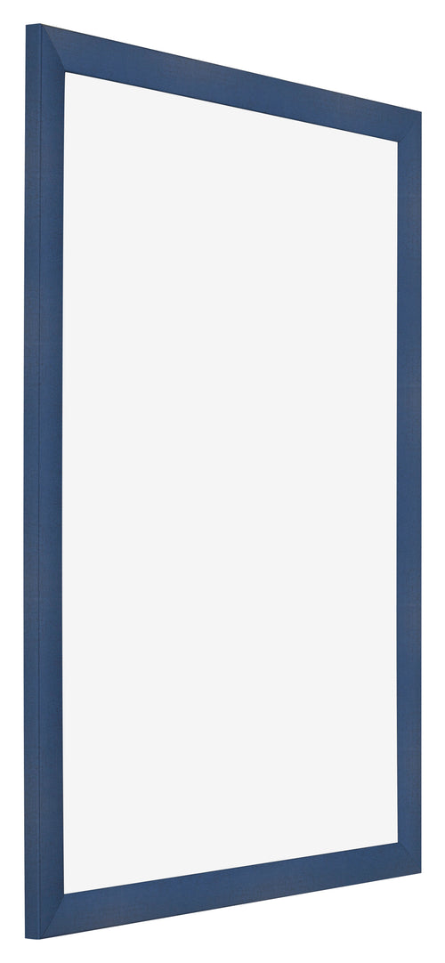 Fotolijst 68x98cm Donkerblauw Geveegd MDF Pisa Voorzijde Schuin | Yourdecoration.nl