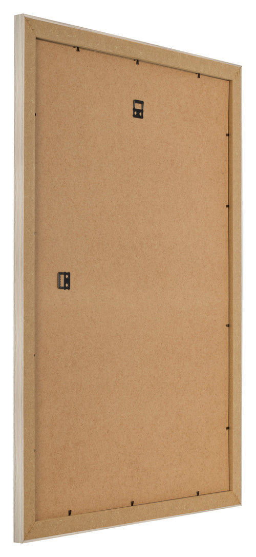 Fotolijst 68x98cm Eiken Licht MDF Pisa Achterzijde Schuin | Yourdecoration.nl