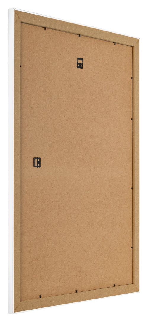 Fotolijst 68x98cm Wit Hoogglans MDF Pisa Achterzijde Schuin | Yourdecoration.nl