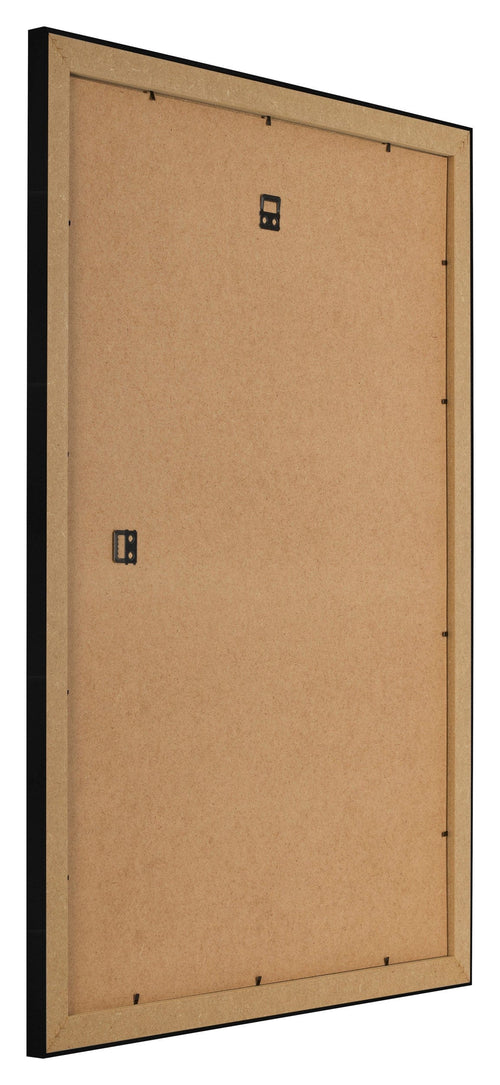 Fotolijst 68x98cm Zwart Hoogglans MDF Pisa Achterzijde Schuin | Yourdecoration.nl