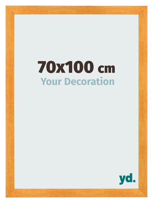 Fotolijst 70x100cm Oranje MDF Pisa Voorzijde Maat | Yourdecoration.nl