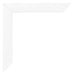 Fotolijst 70x100cm Wit Mat MDF Pisa Detail Hoek | Yourdecoration.nl