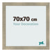 Fotolijst 70x70cm Goud Antiek MDF Pisa Voorzijde Maat | Yourdecoration.nl