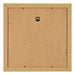 Fotolijst 70x70cm Groen MDF Pisa Achterzijde | Yourdecoration.nl