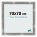 Fotolijst 70x70cm Metaal Vintage MDF Pisa Voorzijde Maat | Yourdecoration.nl