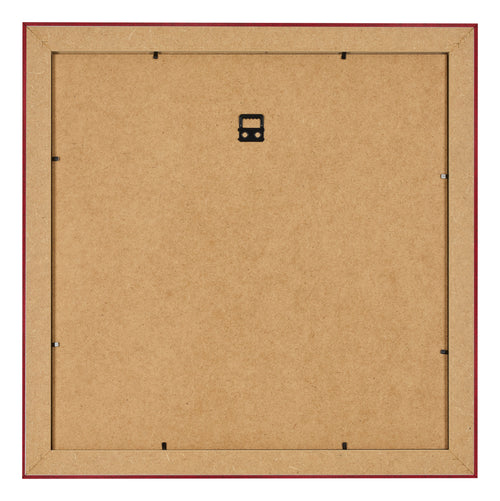 Fotolijst 70x70cm Wijnrood Geveegd MDF Pisa Achterzijde | Yourdecoration.nl