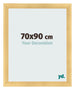 Fotolijst 70x90cm Goud Mat MDF Pisa Voorzijde Maat | Yourdecoration.nl
