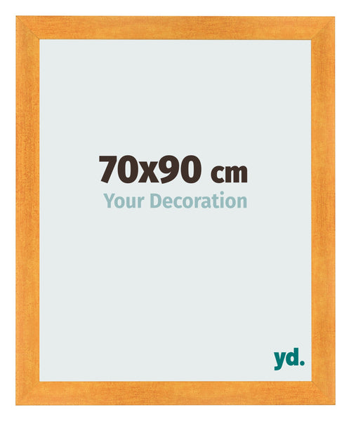 Fotolijst 70x90cm Oranje MDF Pisa Voorzijde Maat | Yourdecoration.nl