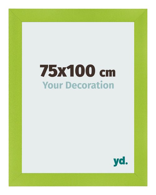 Fotolijst 75x100cm Groen MDF Pisa Voorzijde Maat | Yourdecoration.nl