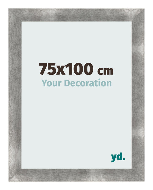 Fotolijst 75x100cm Metaal Vintage MDF Pisa Voorzijde Maat | Yourdecoration.nl