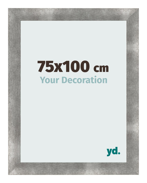 Fotolijst 75x100cm Metaal Vintage MDF Pisa Voorzijde Maat | Yourdecoration.nl
