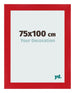 Fotolijst 75x100cm Rood MDF Pisa Voorzijde Maat | Yourdecoration.nl