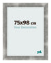 Fotolijst 75x98cm Metaal Vintage MDF Pisa Voorzijde Maat | Yourdecoration.nl