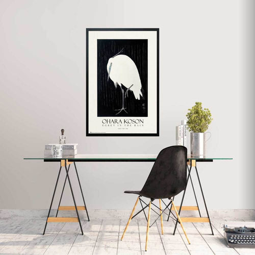 Grupo Erik Gpe5555 Poster Egret In The Rain Sfeer | Yourdecoration.nl