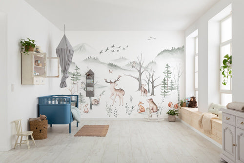 Komar Vlies Fotobehang Iax8 0034 Cozy Woods Interieur | Yourdecoration.nl