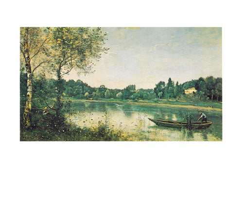 J.B.C. Corot L'étang de ville d'Avray Kunstdruk 30x24cm | Yourdecoration.nl