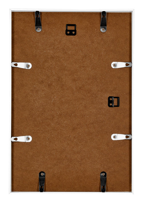 Kent Aluminium Fotolijst 30x45cm Wit Hoogglans Achterzijde | Yourdecoration.nl