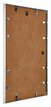 Kent Aluminium Fotolijst 35x50cm Zilver Hoogglans Achterzijde Schuin | Yourdecoration.nl