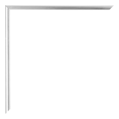 Kent Aluminium Fotolijst 40x50cm Zilver Hoogglans Detail Hoek | Yourdecoration.nl