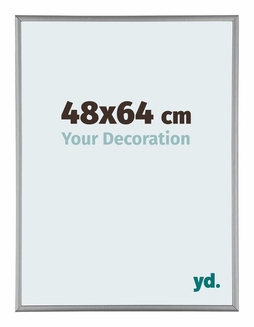 Kent Aluminium Fotolijst 48x64cm Platina Voorzijde Maat | Yourdecoration.nl