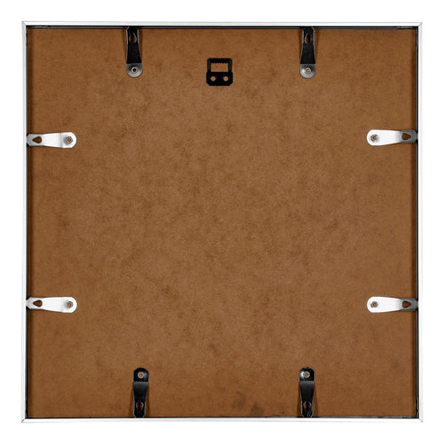 Kent Aluminium Fotolijst 50x50cm Zilver Hoogglans Achterzijde | Yourdecoration.nl