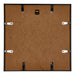 Austin Aluminium Fotolijst 50x50cm Zwart Hoogglans Achterzijde | Yourdecoration.nl