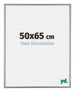 Kent Aluminium Fotolijst 50x65cm Platina Voorzijde Maat | Yourdecoration.nl