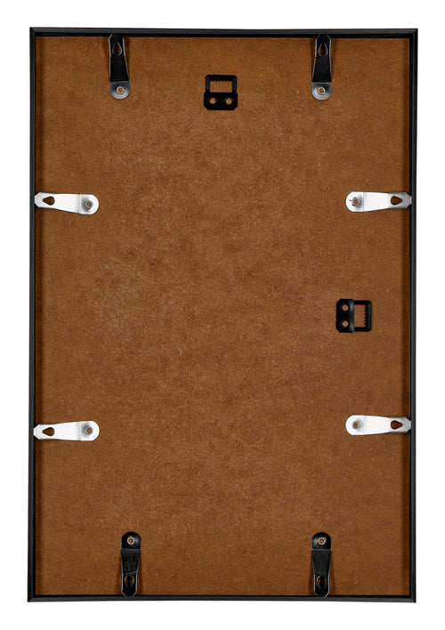 Austin Aluminium Fotolijst 50x75cm Zwart Hoogglans Achterzijde | Yourdecoration.nl